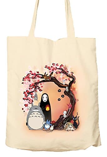 Bolsa de compras Totoro bolsa de algodón lona