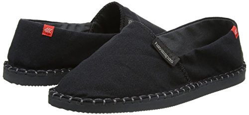 Alpargatas de lona Havaianas negras originales