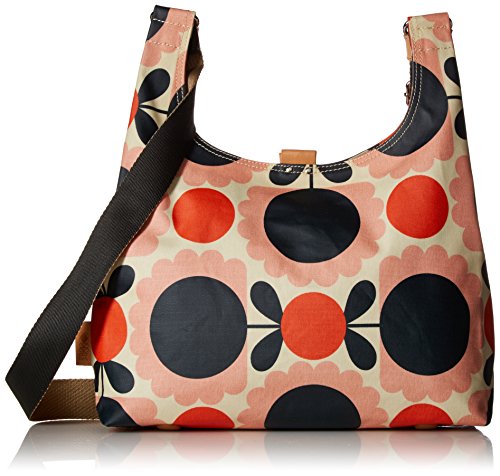 Bolsa de compras de Orla Kiely con impresión geométrica de los años 70. Orla Kiely