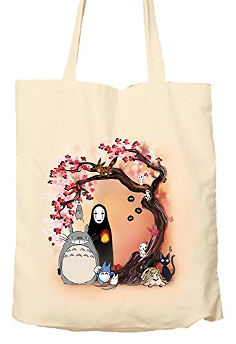 Bolsa de compras Totoro bolsa de algodón lona