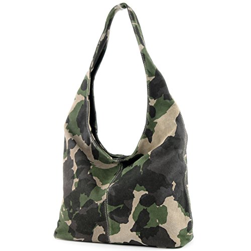 Bolsa de hombro de gamuza camuza para mujeres