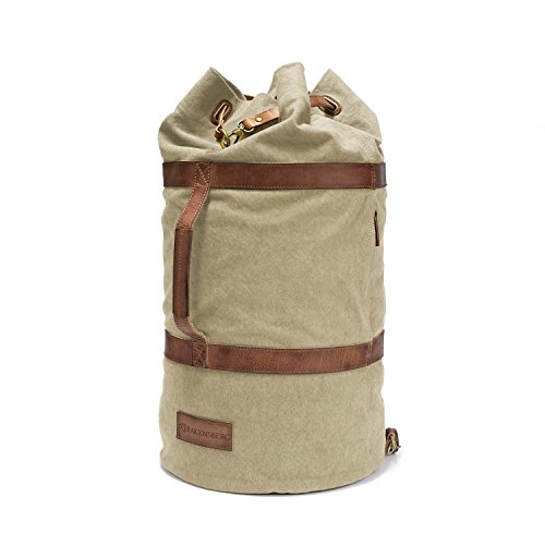 bolsa de lona beige claro