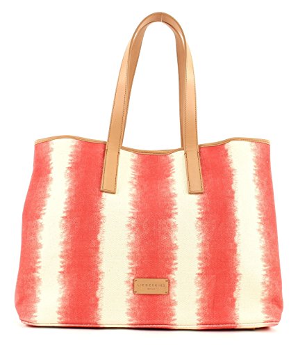 Bolsa de playa Liebeskind Berlín a rayas naranja