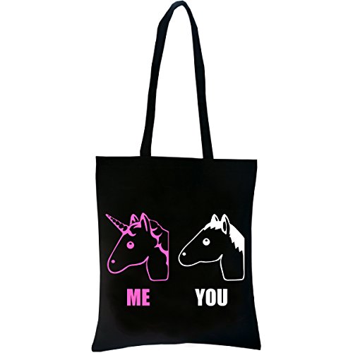 bolso Tote lona unicornio bolso casual para la vida cotidiana