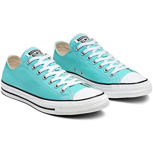 Iconic Converses Chuck Taylor Lienzo azul turquesa Zapatillas de deporte Low-Top