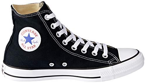 Iconic Converses Chuck Taylor zapatillas de lona negras de alta gama