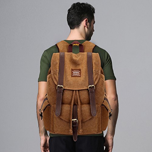 Kaukko Large Canvas Teen Laptop Bag