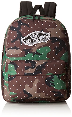 La mochila de la mujer de Vans camo revisitada con líneas punteadas