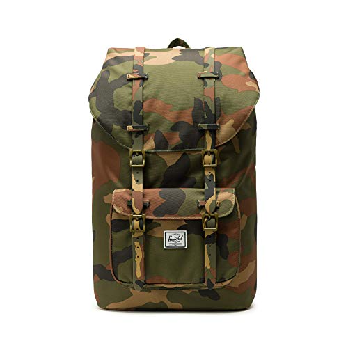 La mochila urbana de Herschel en lienzo de camuflaje clásico y correas