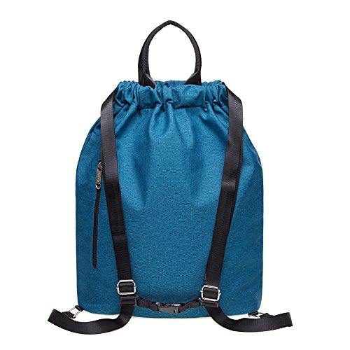 Las correas de la mochila de camuflaje Kaukko y el original azul