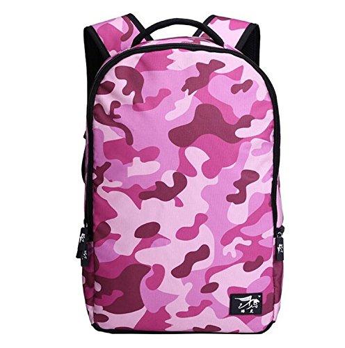 Mochila de camuflaje rosa