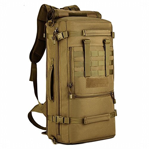 Mochila de nylon de camuflaje impermeable de 50 litros