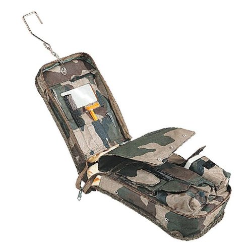 Perfecto bolso de aseo para hombres colgante para viajar con estampado de camuflaje