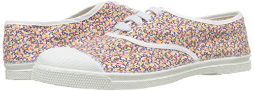 Zapatillas Bensimon en lona florida liberty con cordones