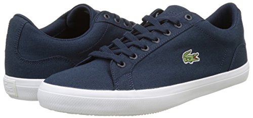 Zapatillas de lona azul marino Lacoste para hombres