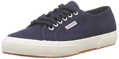 Zapatillas de lona de la marina casual Superga con plataforma