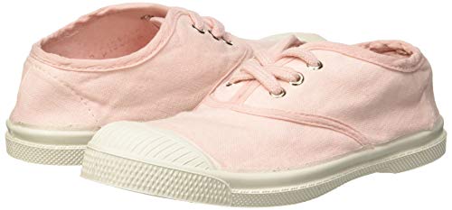 Zapatillas de lona rosa Bensimon con cordones